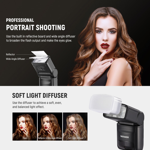 Neewer Nw420-s Mini Ttl Speedlite Flash Gn36 Hss Para Sony
