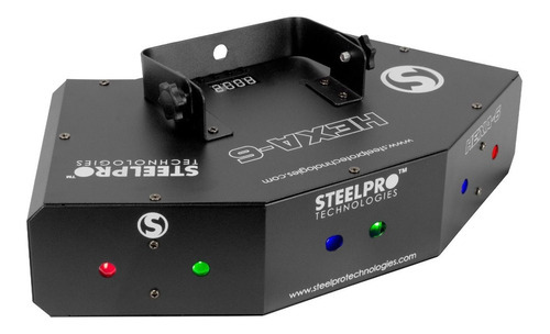 Laser Dj Rgb Figuras 6 Canales Dmx512 Hexa-6 Steelpro
