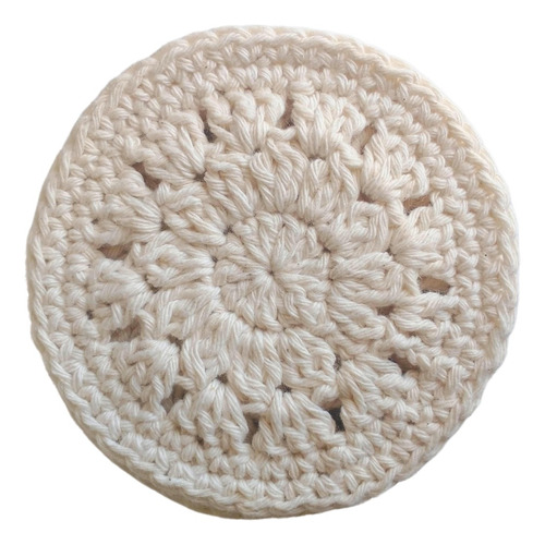 Posavasos Circular Tejidos Crochet Sustentable Pack X 6