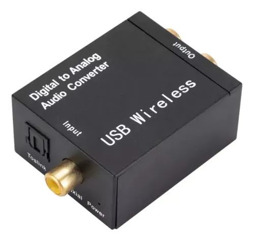 Conversor Audio Digital Optico A Analogico Bluetooth + Rca