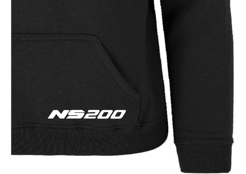 Sudadera Pulsar Ns 200 Ug Color Gris Azul Moto Biker