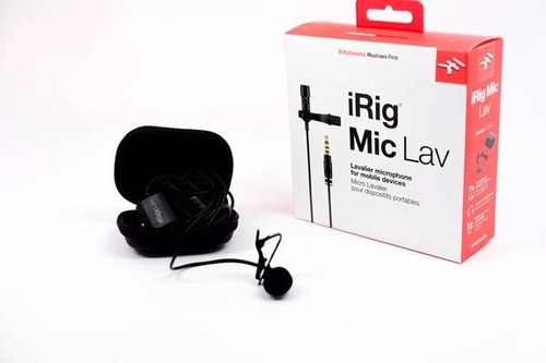 Irig Mic Lav Ik Microfone Lapela iPad iPhone Android Tablet