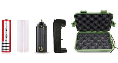 4 Lampara Led Tactica Usb Destapador Encendedor Power Bank