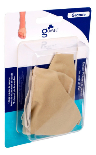 Kit Guante Protector De Juanete Con Punto De Gel G (2 Pares) Color Beige Talla Grande
