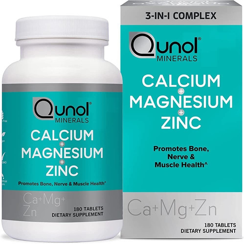 Calcium + Magnesio + Zinc - Qunol Minerals