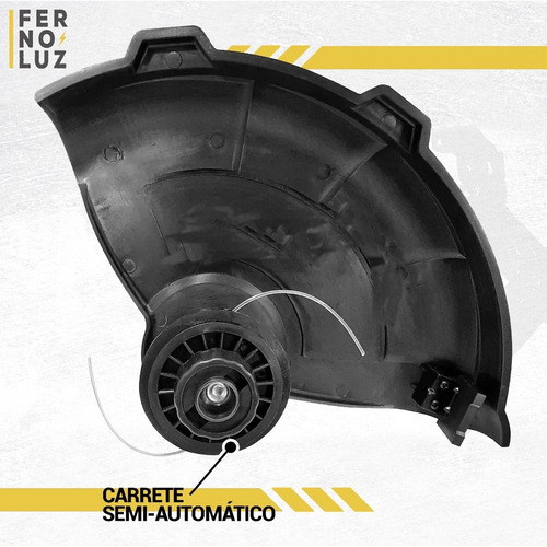 Imagen 6 de 10 de Bordeadora Electrica 1000w Lusqtoff Jardin Tanza Bl1000-8 P