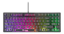Comprar Teclado Gamer Getttech, Iluminación Rgb, USB, Alámbrico, 90 Teclas, 19 Teclas Anti-Ghosting, Para Pc Windows\u002FMac,Teclado Alfanumerico, Idioma Español, GPK-ESMWR-G2