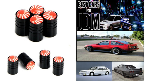 4 Tapas De Valvula Estilo Jdm  Japan Domestic Market  