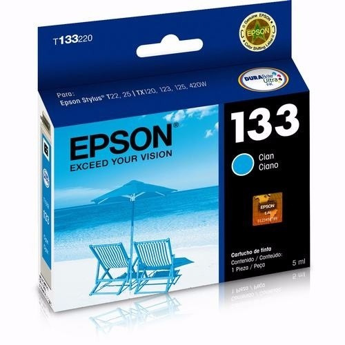 Cartucho Original Epson T133220 T133 133 T22 T25 Tz120 Tx235