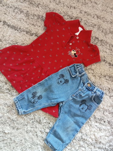 Vestido Y Jean Disney Niña