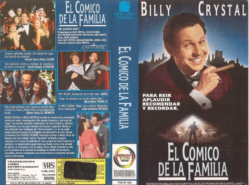 El Comico De La Familia Vhs Billy Crystal Jerry Lewis