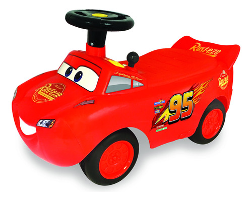 Kiddieland Toys Limited My Lightning Mcqueen Racer Ride On,.