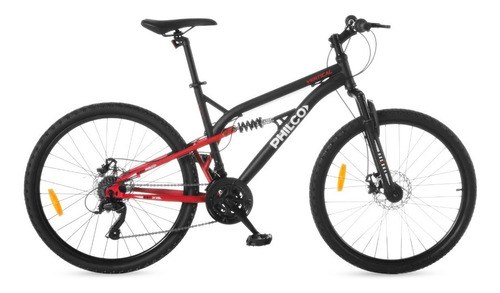 Bicicleta Mountain Bike Philco R26 21v Negra Mtb Acero