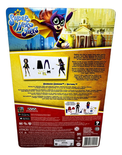 Imagem 4 de 4 de Boneca Menina Batgirl 2 Em 1 Dc Super Hero Girls Original