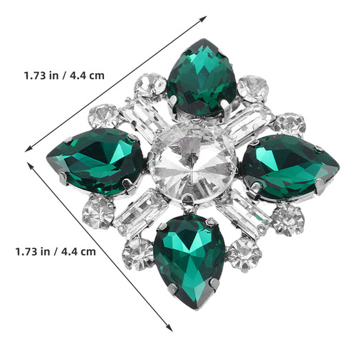 2 Colgantes Brillantes Para Zapatos Con Diamantes De Imitaci