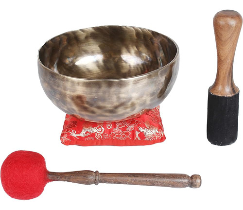 ~? Esk Group Esk 7 Pulgadas Tibetan Singing Bowl Set, Medita