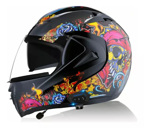 Bluetooth Integrado Modular Flip Up Casco De Motocicleta5