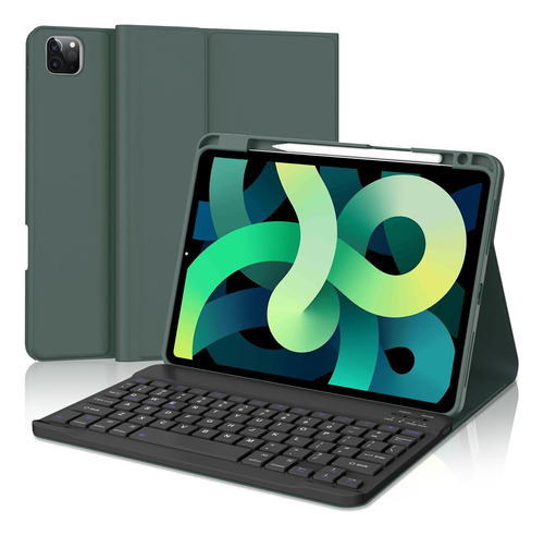 D Dingrich Funda Con Teclado P/ iPad Pro De 11 Pulgadas