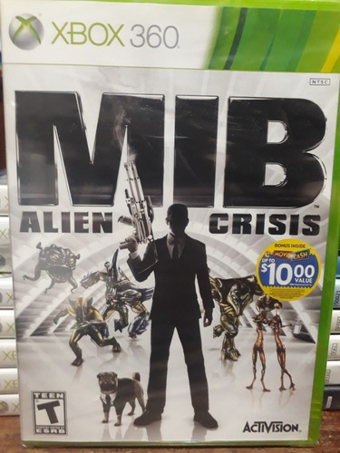 Men In Black Alien Crisis Xbox 360 Nuevo Sellado