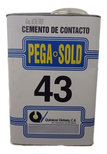 Cemento De Contacto Pega Sold 43 Galon