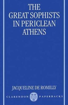 Libro The Great Sophists In Periclean Athens - Jacqueline...