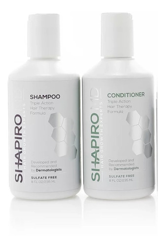 Shampo Y Acondicionador Elimina Caída Del Cabello Shapiro Md