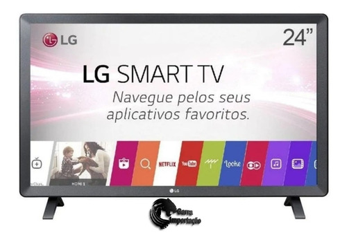 Imagem 1 de 7 de Smart Tv Led LG 24 Pol Hd 24tl520s Wifi Hdmi Webos