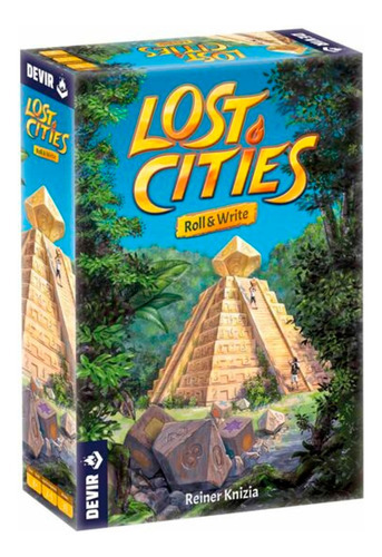 Lost Cities Roll & Write Juego De Mesa En Español Devir