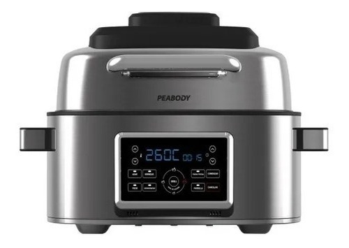 Imagen 2 de 8 de Freidora Sin Aceite Digital Peabody Afg01ix 7 Funciones 6lts