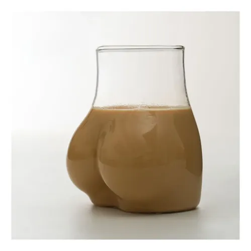 Copo de Vidro Divertido Formato Bumbum 400ml
