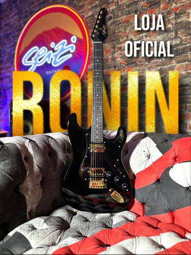 Guitarra Seizi Vintage Ronin Hh - Black Gold