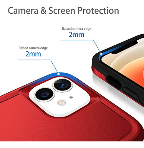 Funda Para iPhone 12 12 Pro Rojo