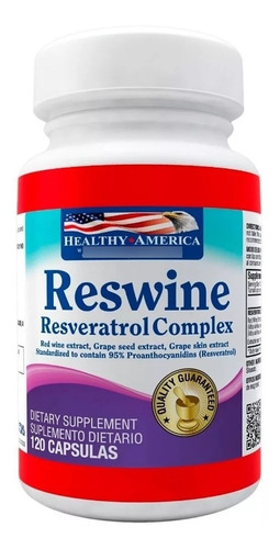 Reswine Resveratrol Complex 260mg 120caps Healthy America