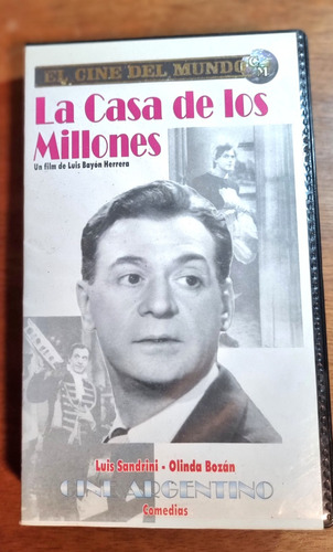 Vhs Película L Sandrini:  La Casa De Los Millones. Colección