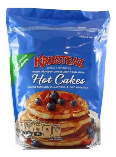 Krusteaz Harina Para Hot Cakes Waffles Ligeros 4.53kg