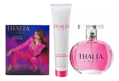 Perfume Para Dama Thalia Set Original Aroma Frutal Floral