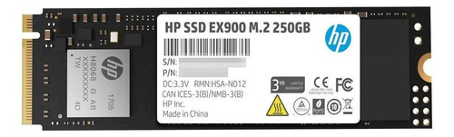 Disco sólido interno HP EX900 2YY43AA 250GB