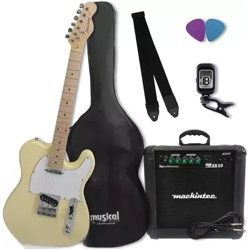 Guitarra Telecaster Strinberg Tc120s Wv Kit Completo Oferta!