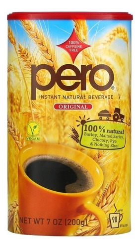 Café molido Pero Sustituto de Cafe Americano Sustituto de cafe en bote 200 g