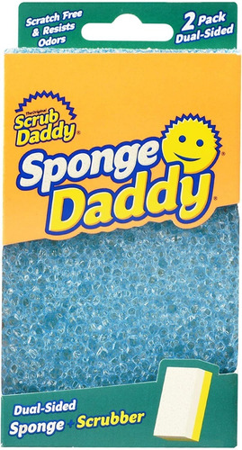 Esponjas Scrub Daddy Doble Cara Con Fibra 2 Pza