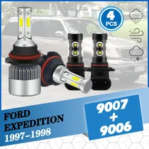 Comprar Kit De Faros Delanteros Led 9007 9006 Ford Expedition 97-98