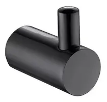 Comprar Percha Simple Negra Linea Net - Accesorios De Baño Cromo D10