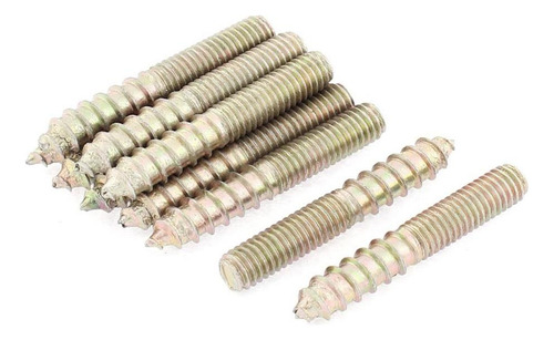 Uxcell M6 X 40 Mm De Barras De Barras De Doble Rosca De 10