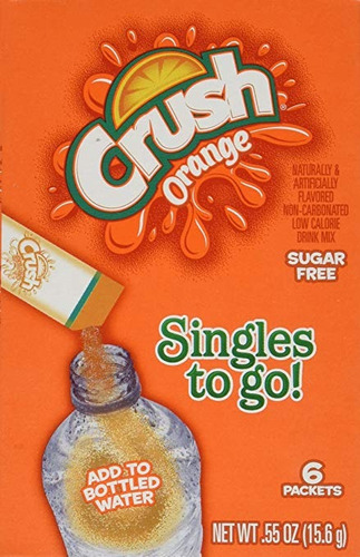 Lote De 9 Cajas / 54packets-orange Crush Singles Azúcar De L