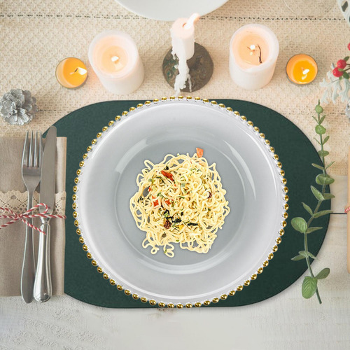 Plato De Cena De Cristal, Plato De Comida Occidental, Plato