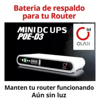 Comprar Mini Ups 10.000 Mah Olax Poed3 Para Modem Router Camara Tlf