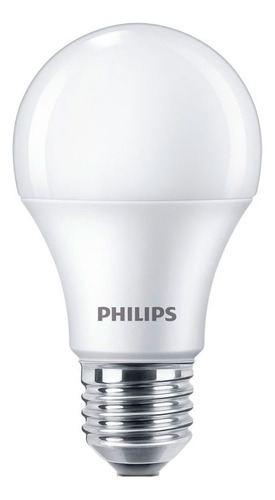 Lampara Led Bulbo Philips 7w Bulb Ecohome Luz Cálida 3000k
