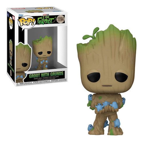 Funko Pop Marvel I Am Groot With Grunds 1194
