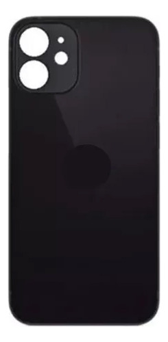 Tapa Trasera Repuesto Vidrio Para iPhone 11 Negro Sin Lente