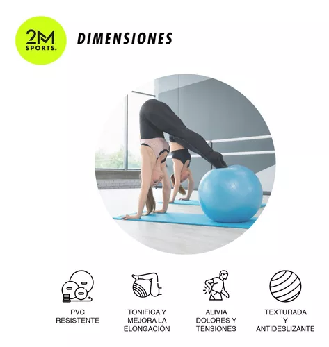 Balón de Pilates / Yoga de 65 cm – Recreo Fitness